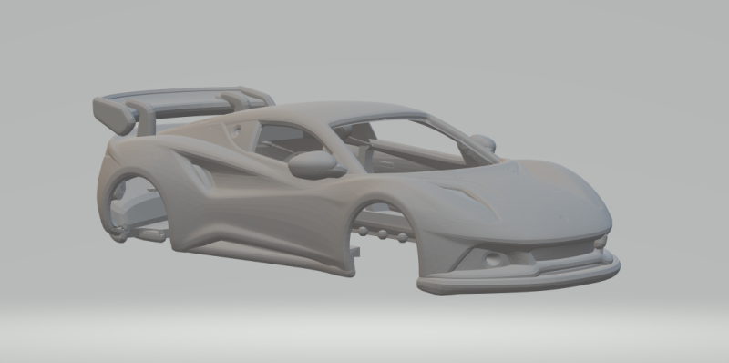 Lotus evora gt 3D Принт Модель .c4d .max .obj .3ds .fbx .stl .blend