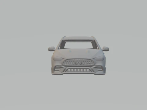 Mercedes benz class c 3D Print Model
