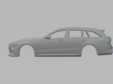 Mercedes benz class c 3D Baskı Modeli