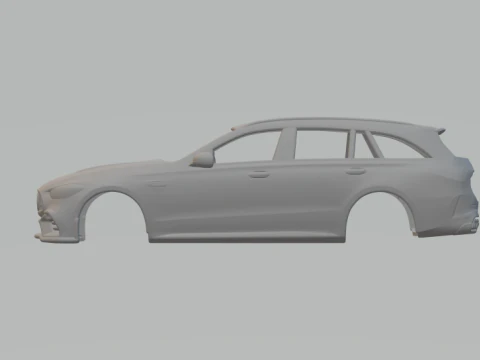 Mercedes benz class c 3D Print Model