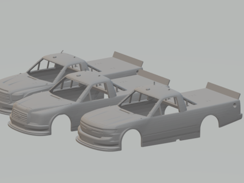 Pack nascar truck 3D Print Model