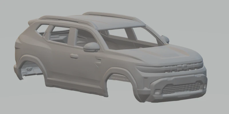 Dacia duster 3D Print Model .c4d .max .obj .3ds .fbx .stl .blend 