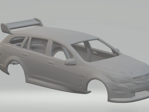 홀덴 코모도어 슈퍼카 왜건 3D 프린트 모델