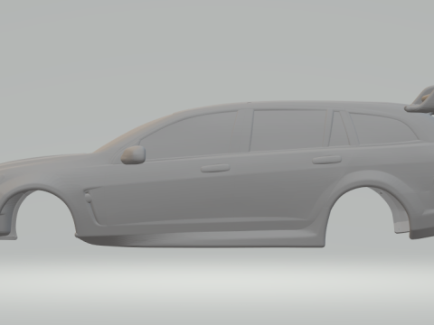 Holden commodore supercars wagon 3Dプリントモデル