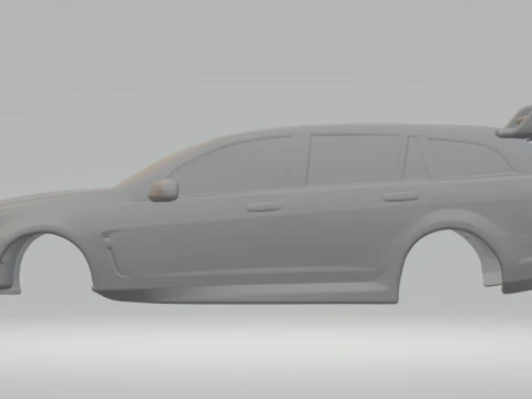 Holden commodore supercars wagon 3D Print Model