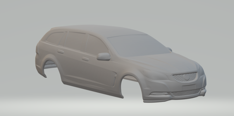 Holden commodore supercars wagon 3Dプリントモデル .c4d .max .obj .3ds .fbx .stl .blend