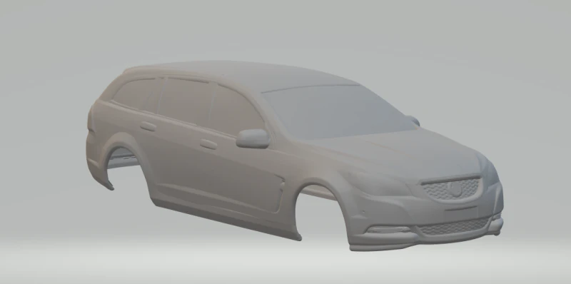 Holden commodore supercars wagon 3D Print Model .c4d .max .obj .3ds .fbx .stl .blend 