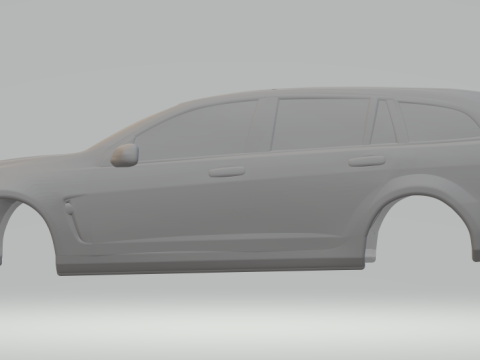 Holden commodore supercars wagon 3Dプリントモデル