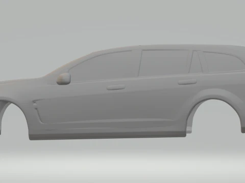 Holden commodore supercars wagon 3D Print Model