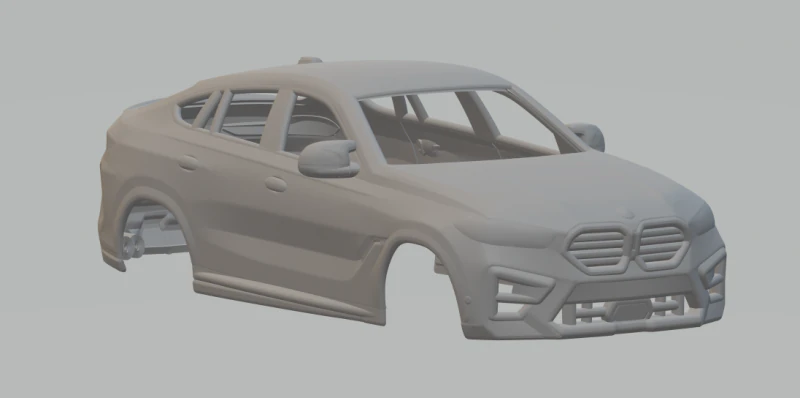 X6m 3D Print Model .c4d .max .obj .3ds .fbx .stl .blend 