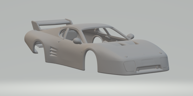 Ferrari 512 BB LM race car 3D 프린트 모델 .c4d .max .obj .3ds .fbx .stl .blend