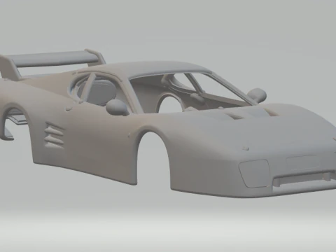 Ferrari 512 BB LM race car 3D Print Model