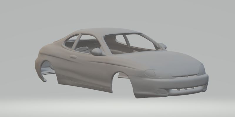Hyundai coupe 3D Baskı Modeli .c4d .max .obj .3ds .fbx .stl .blend