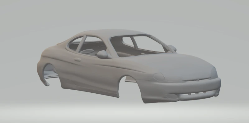 Hyundai coupe 3D Print Model .c4d .max .obj .3ds .fbx .stl .blend 
