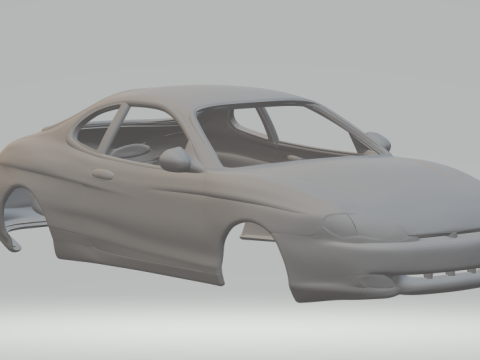 Hyundai coupe 3D Print Model