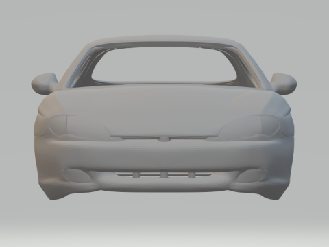 Hyundai coupe 3D Baskı Modeli