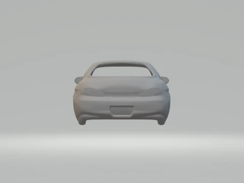 Hyundai coupe 3D Print Model