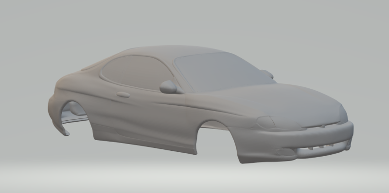 Hyundai coupe 3D Baskı Modeli .c4d .max .obj .3ds .fbx .stl .blend