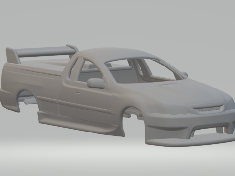 Ute race car v2 3D Print Model