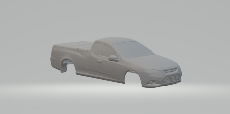 Falcon Ute 3D 프린트 모델 .c4d .max .obj .3ds .fbx .stl .blend