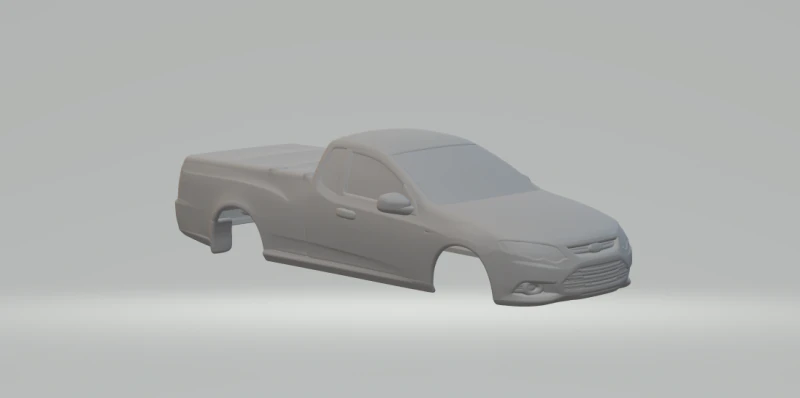 Falcon Ute 3D Print Model .c4d .max .obj .3ds .fbx .stl .blend 
