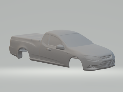 Falcon Ute 3D Print Model