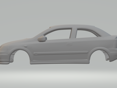 Opel astra 3D 打印模型