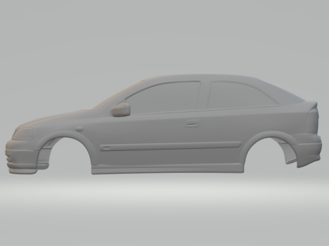 Opel astra Model Cetak 3D