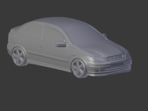 Opel astra 3Dプリントモデル