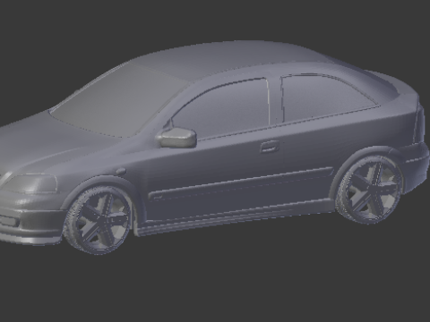 Opel astra 3Dプリントモデル