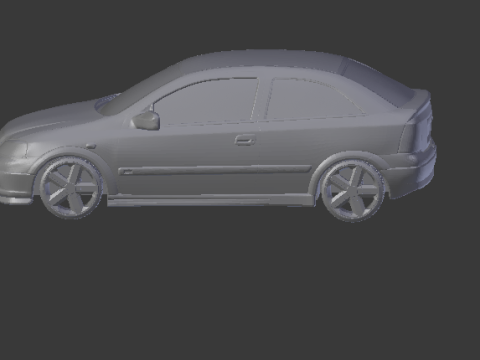 Opel astra 3Dプリントモデル