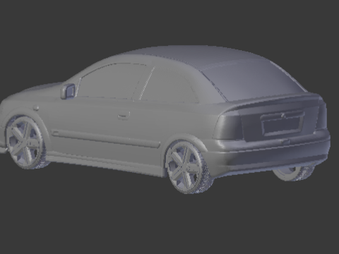 Opel astra 3Dプリントモデル