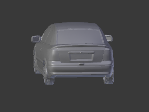 Opel astra 3Dプリントモデル
