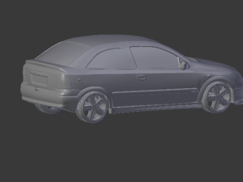 Opel astra 3Dプリントモデル