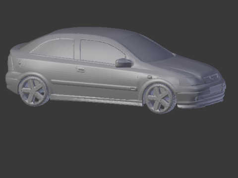 Opel astra 3Dプリントモデル