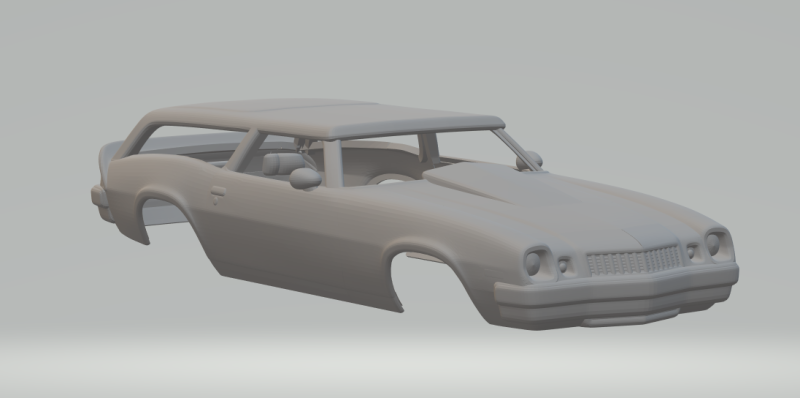 Camaro shooting break 3D प्रिंट मॉडल .c4d .max .obj .3ds .fbx .stl .blend
