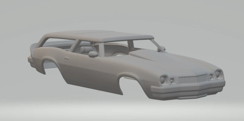 Camaro shooting break 3D Print Model .c4d .max .obj .3ds .fbx .stl .blend 