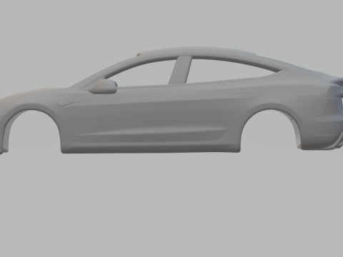 Tesla 3 3D 프린트 모델