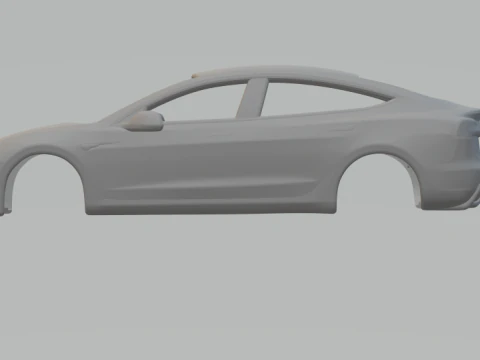 Tesla 3 3D Print Model