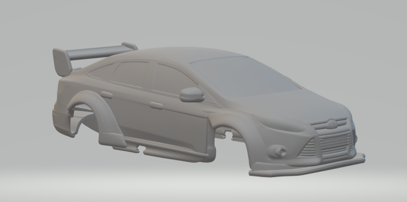 Focus custom closed 3D Принт Модель .c4d .max .obj .3ds .fbx .stl .blend