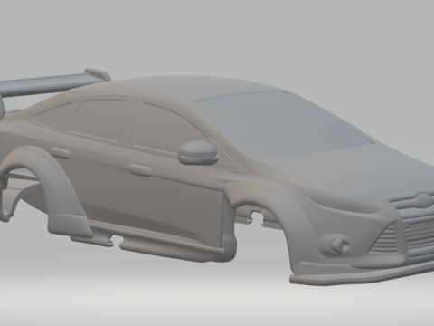 Focus custom closed 3D Принт Модель