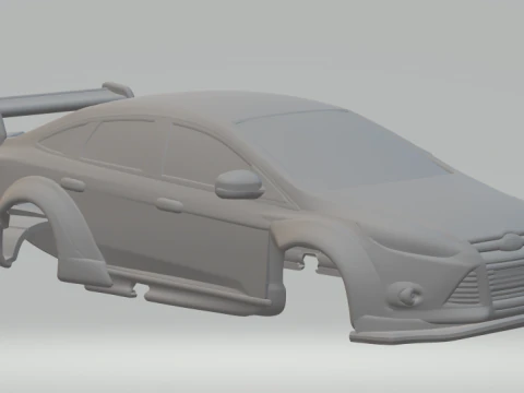 Focus custom closed 3D Print Model