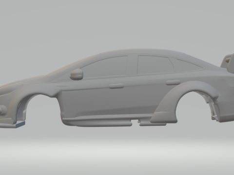 Focus custom closed 3D Принт Модель