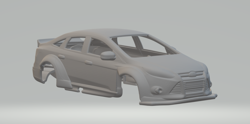 Focus custom 3D 打印模型 .c4d .max .obj .3ds .fbx .stl .blend