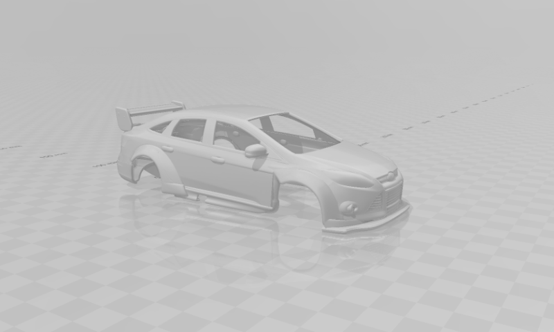 Focus custom 3D-printmodel .c4d .max .obj .3ds .fbx .stl .blend