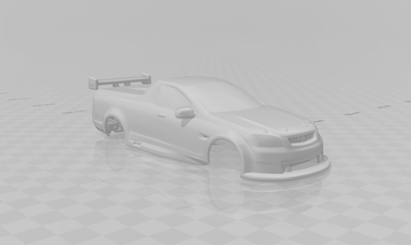 Holden ute race car 3D 프린트 모델 .c4d .max .obj .3ds .fbx .stl .blend