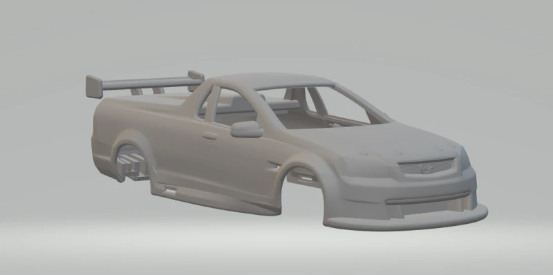 Holden ute race car 3D Print Model .c4d .max .obj .3ds .fbx .stl .blend