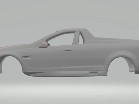 Holden ute race car 3D Print Model
