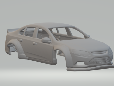 Falcon sedan custom 3D Baskı Modeli