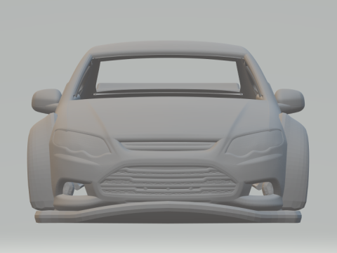 Falcon sedan custom 3D 프린트 모델